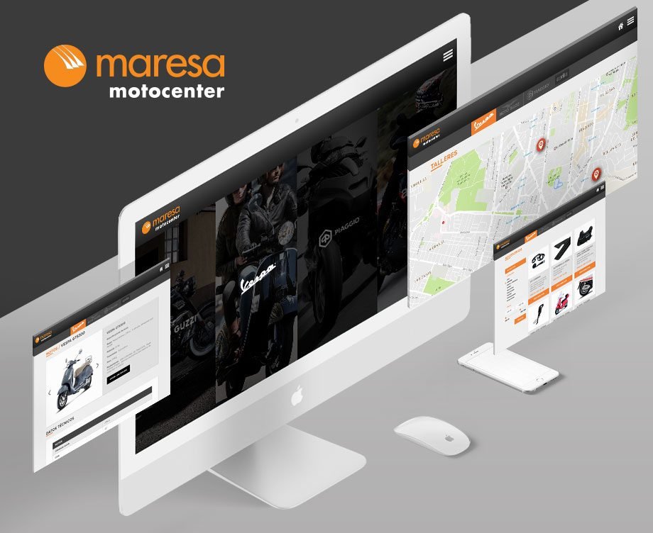 Maresa Motocenter: Sitio y catálogo